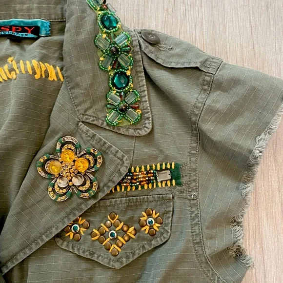 Spy Exchange Embellished Utility Jacket - Picture 9 of 10